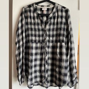 Knox Rose plaid button shirt